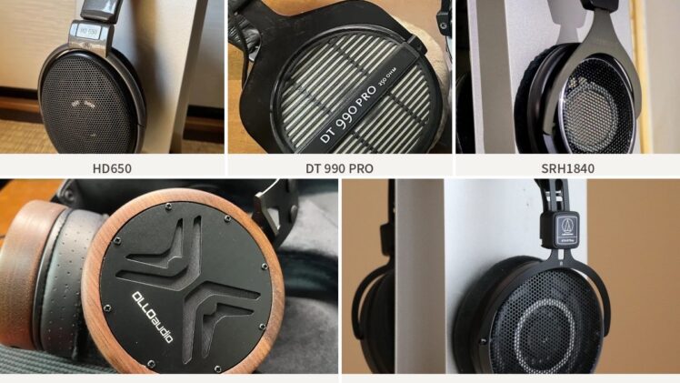 【2026年】開放型モニターヘッドホン定番5機種を本音で比較｜HD650・DT990PRO・ATH-R70xa・OLLO X1・SRH1840