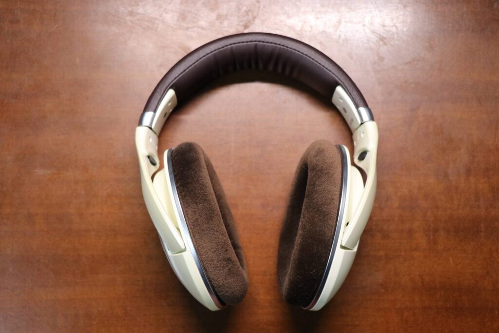 ゼンハイザー HD599 の全体(真上から)